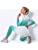 Yoga Outfits Workout Set for Women 2 Pieces Seamless Gym Tracksuit,Yoga Sportswear with Long Sleeve and High Waist Leggings for Pilates, Fitness, Exercise,Running,Cycling,Jogging