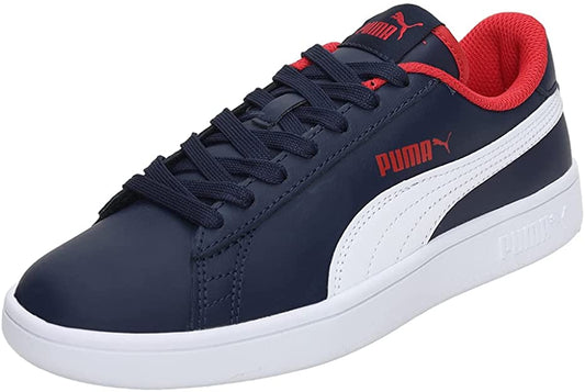 PUMA Unisex Kids Smash V2 Leather Sneakers