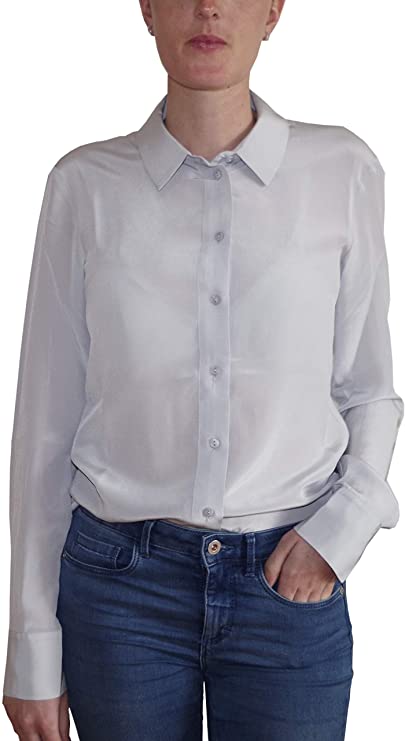 Womens 100% Silk Blouse Collettoseta