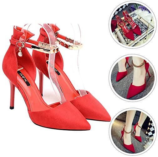 Womens High Heels Shoes Stiletto Ankle Strap Wedding Dress Pumps Shoes Bridal shoes wedding shoes