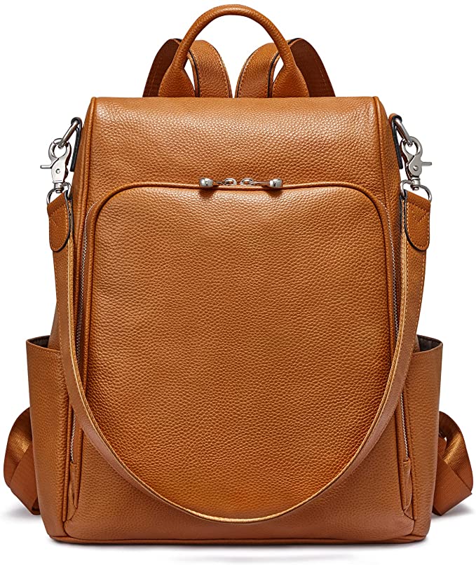 anti-theft leather backpack Anti-theft Leather Backpack Purse for Women Fashion Rucksack Ladies Sh – GenesizUK Fashion
